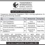 Transparency International Bangladesh (TIB) এ নিয়োগ বিজ্ঞপ্তি