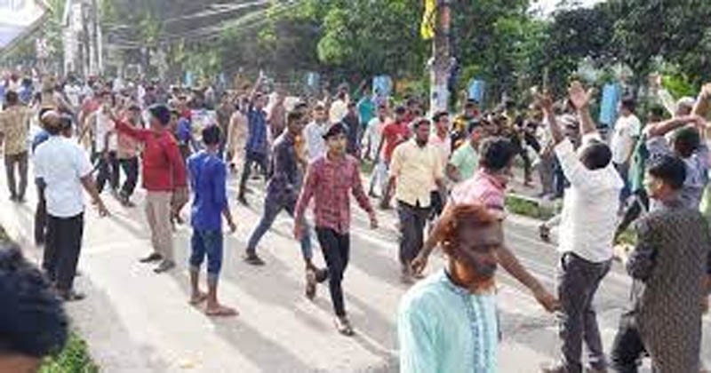 বিএনপির মিছিলে পুলিশের ধাওয়া-পাল্টা