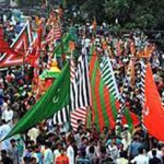 হোসেনি দালান থেকে বের হলো তাজিয়া মিছিল