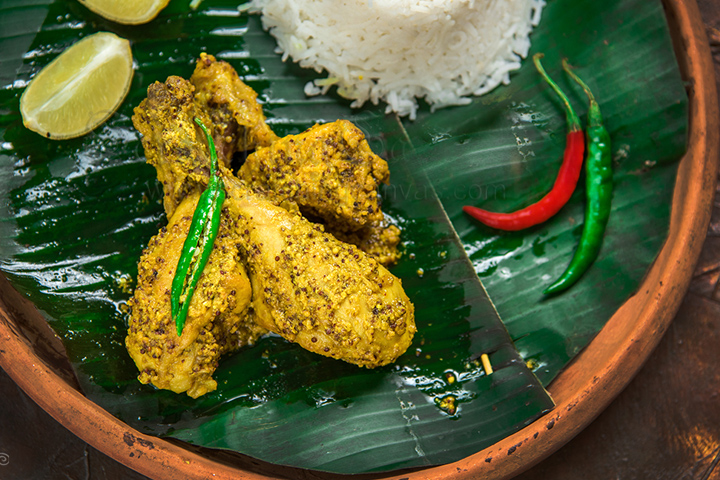 সরিষা চিকেনের রেসিপি