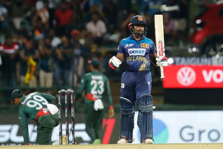 রেকর্ড গড়ে বাংলাদেশকে হারালো শ্রীলঙ্কা