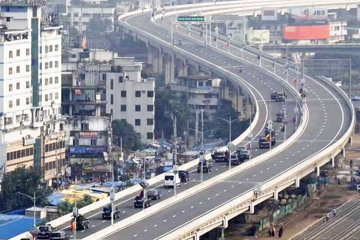 কাওলা থেকে ১৪ মিনিটে ফার্মগেটে প্রধানমন্ত্রী