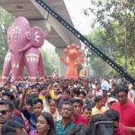 বাংলা নববর্ষ বরণে মঙ্গল শোভাযাত্রা শুরু