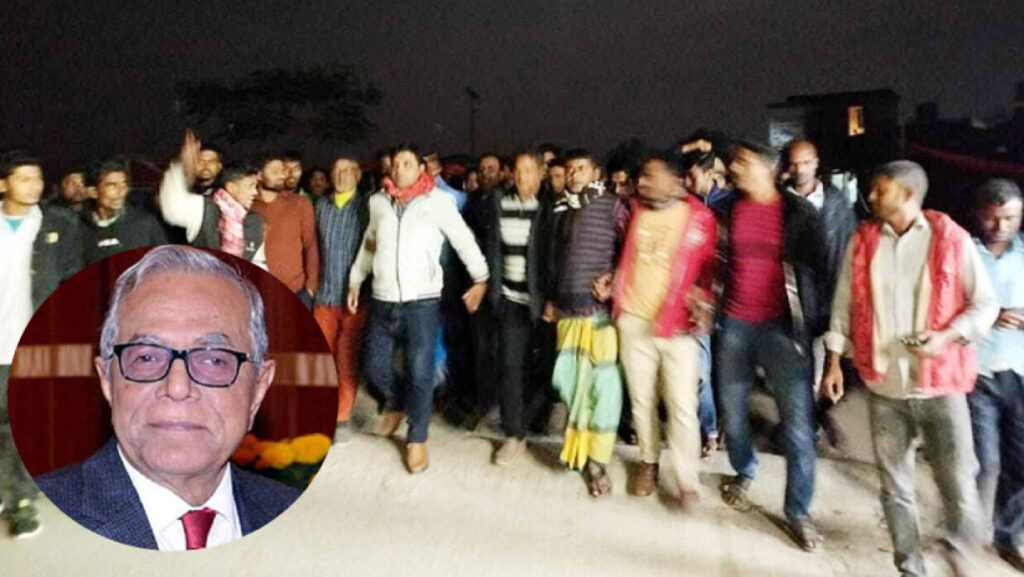 আবদুল হামিদকে গ্রেপ্তারের দাবিতে বিক্ষোভ